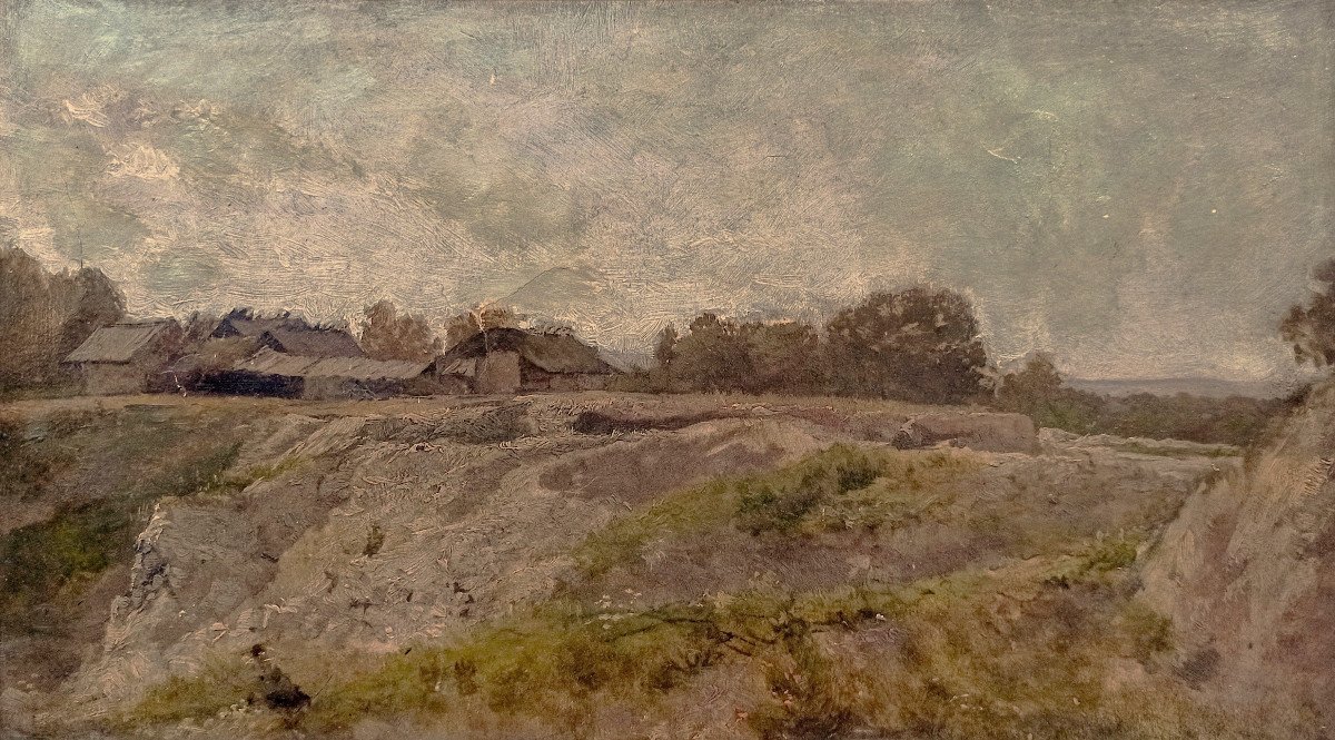 French School From The Second Half Of The 19th Century, Landscape Of A Moor