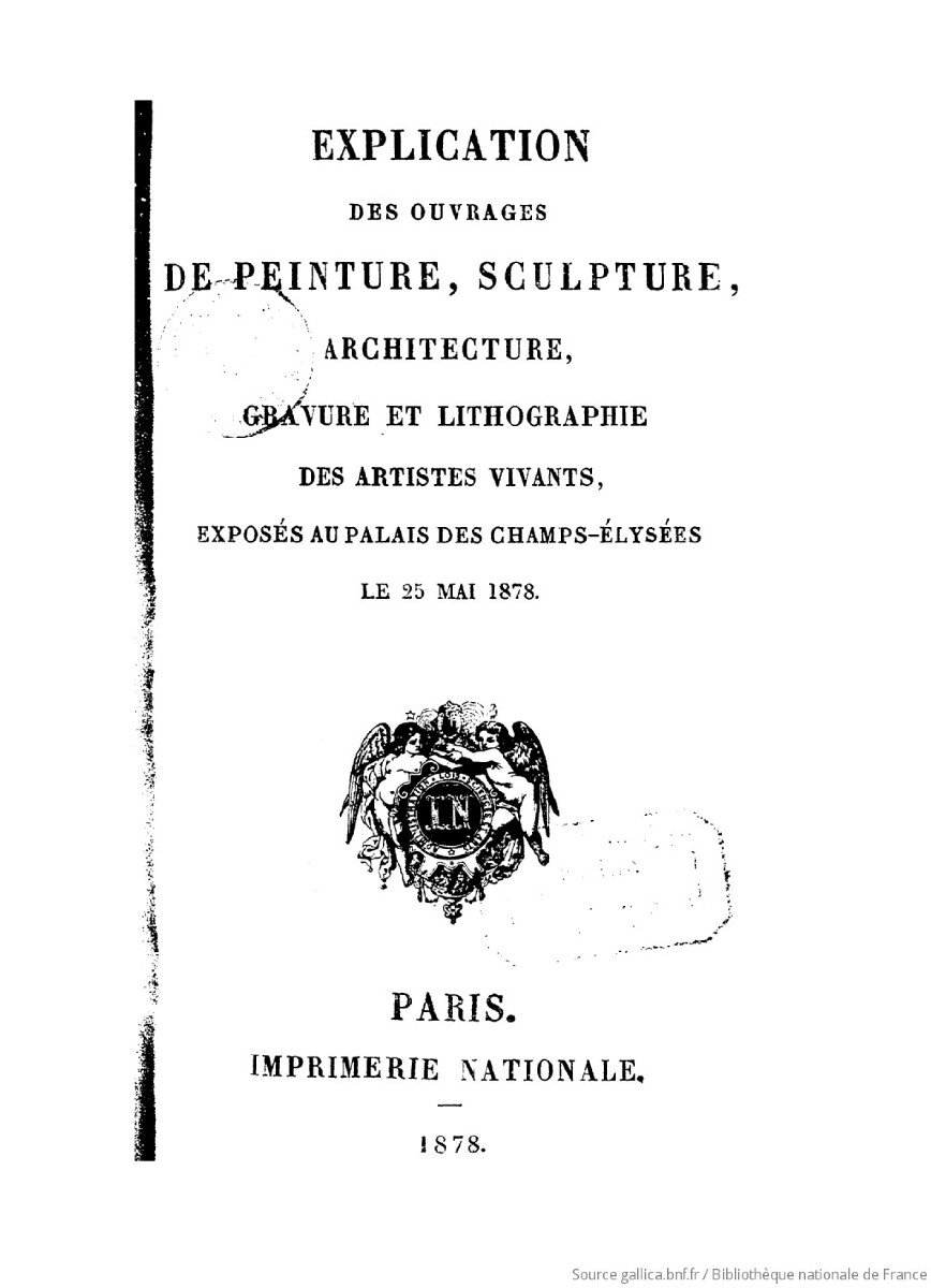 Hector Viger (du Vigneau), Les Lilas du Voisin (Salon de 1878), dessin sur papier bleu, signé-photo-2