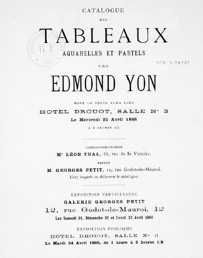 Edmond Yon (1841-1897), Paysage des bords de Seine à Rangiport, 1887, Huile sur toile signée-photo-4