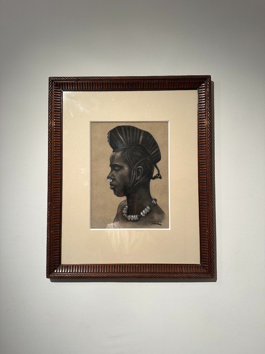Two Africanist Portraits By Dante Antonini 