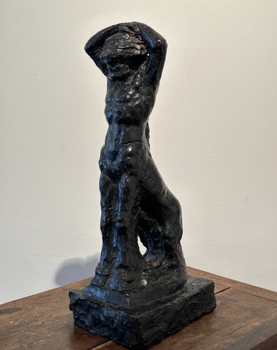 Le Centaure Sculpture En Bronze d'André Abbal 