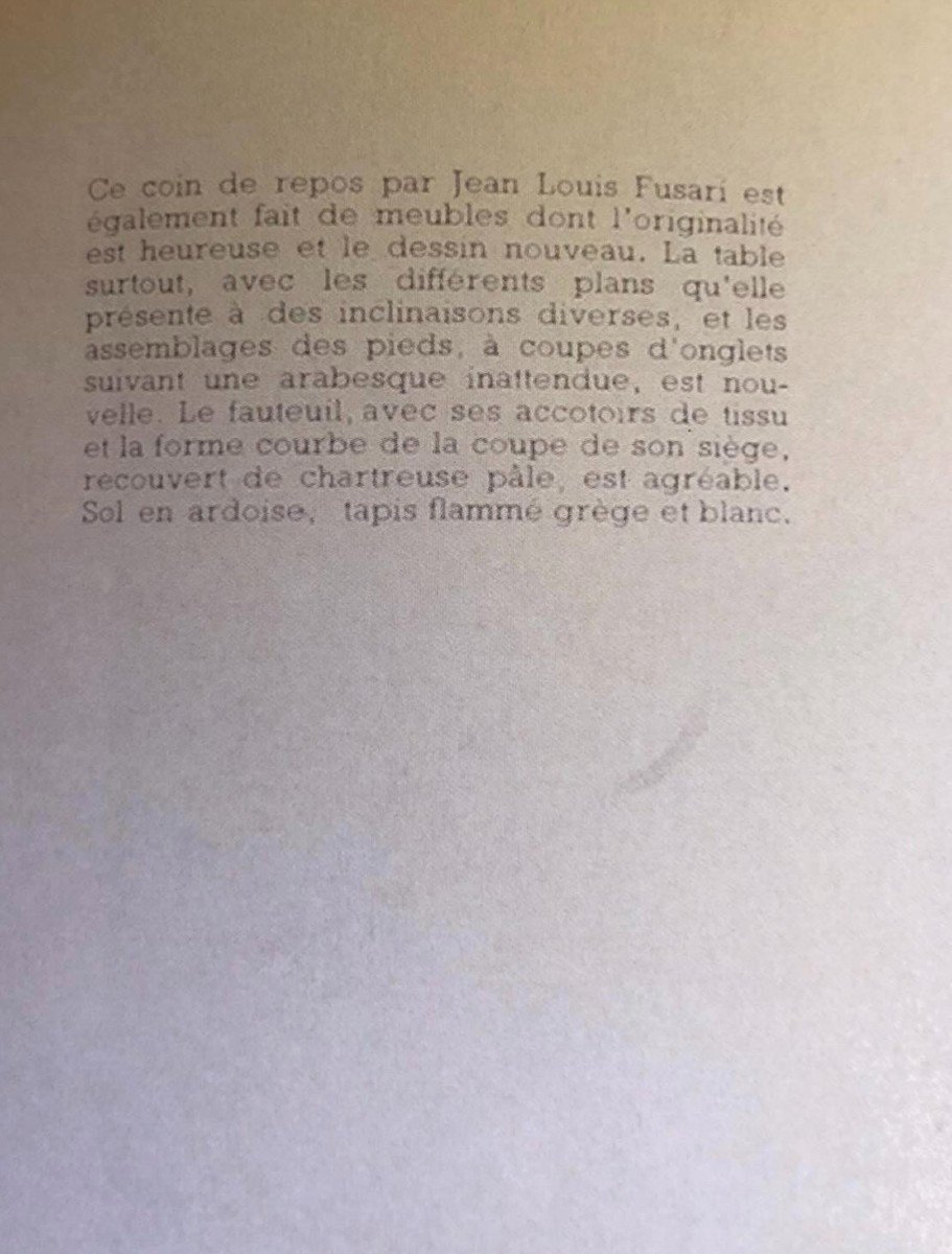 Meuble d'Appoint Période Reconstruction à 2 Plateaux Par Fusari Vers 1950-photo-7