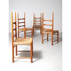 6 Chaises De Jordi Vilanova I Bosch , 1961 