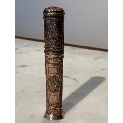 Etui à Cire En Vermeil De Style Louis XVI