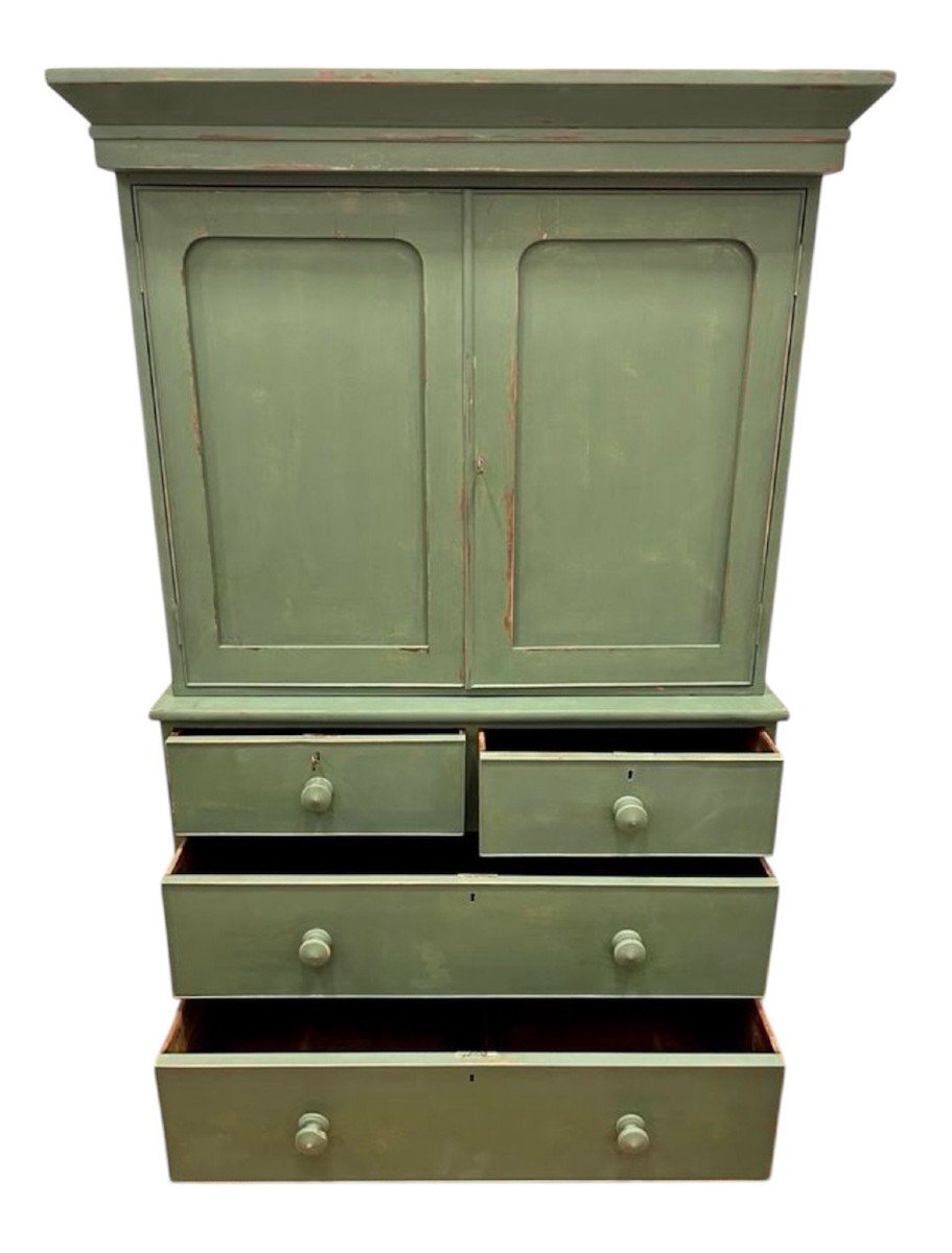 Armoire Victorienne Circa 1900.-photo-2