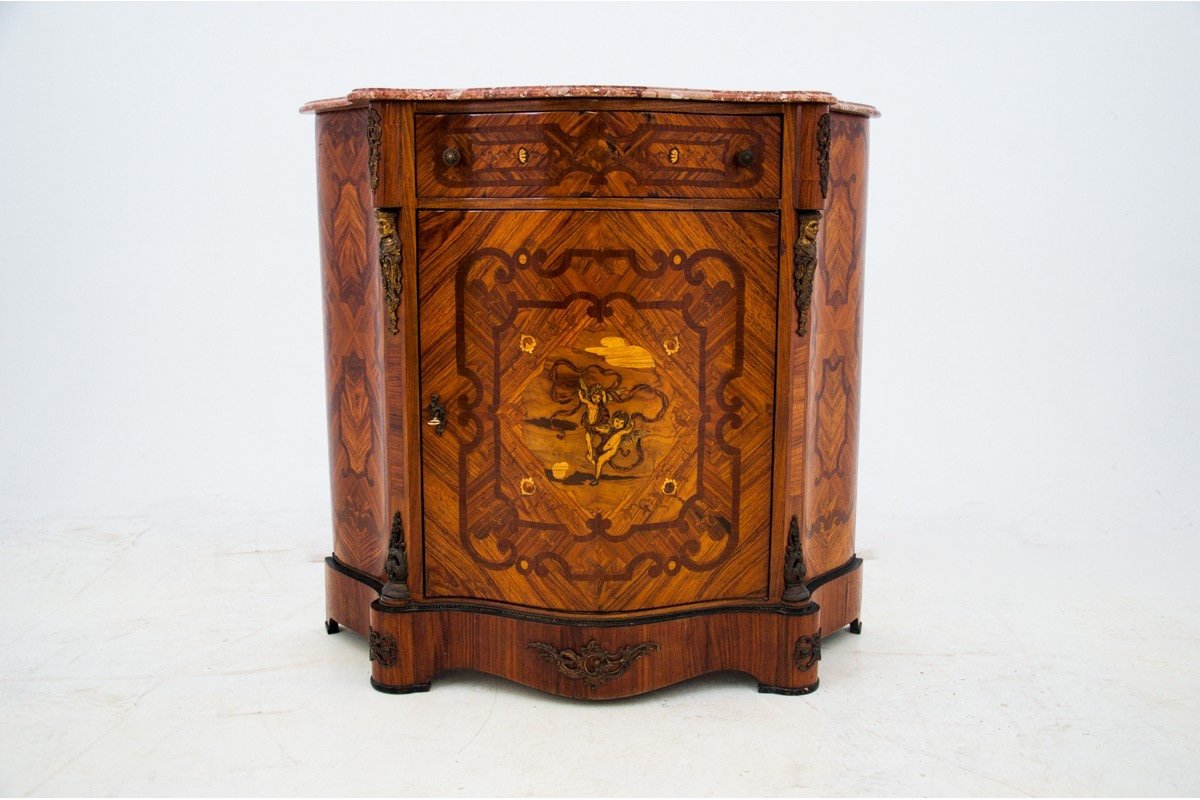 Inlaid Commode, Italy,  Circa 1900.