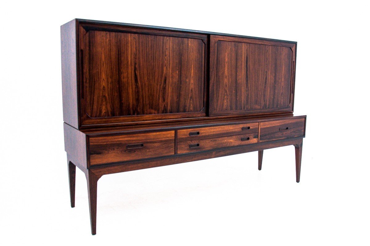 Vintage Danish Rosewood Sideboard By S. Hansen, 1960s.-photo-2