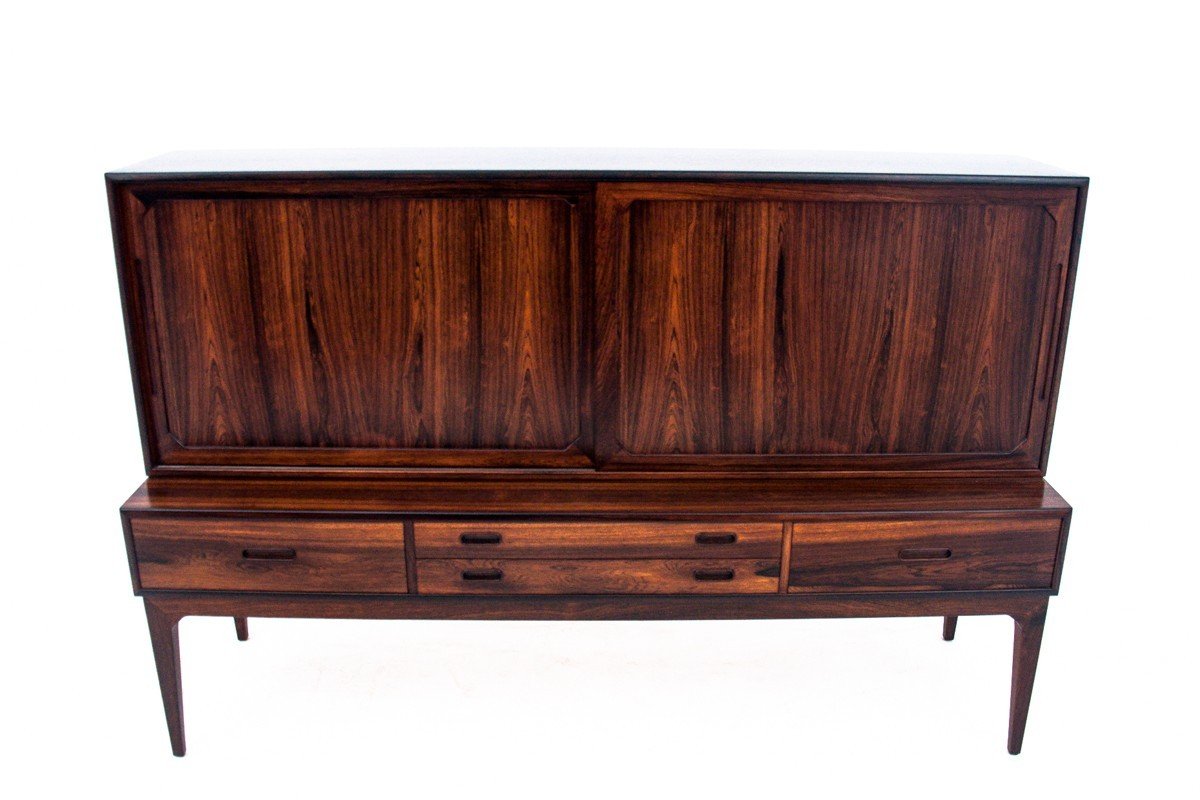 Vintage Danish Rosewood Sideboard By S. Hansen, 1960s.-photo-1