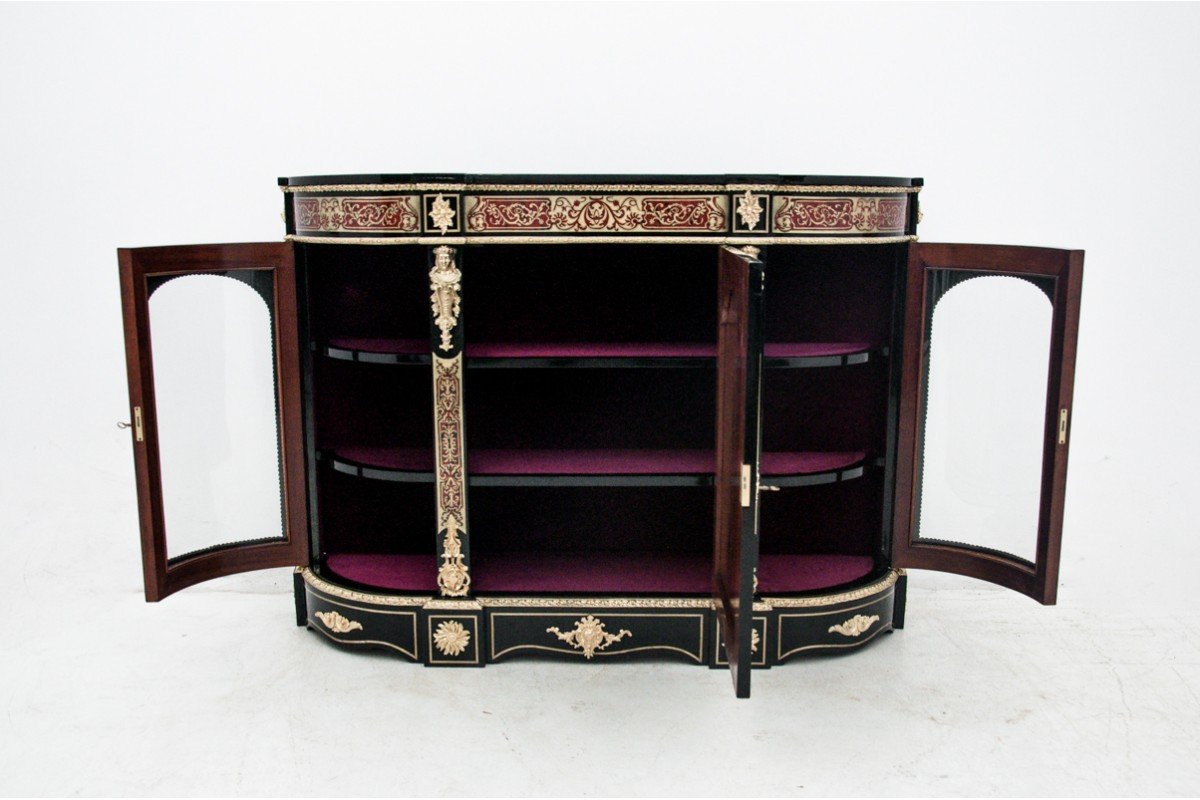 Cabinet Boulle, France, Circa 1860.-photo-1