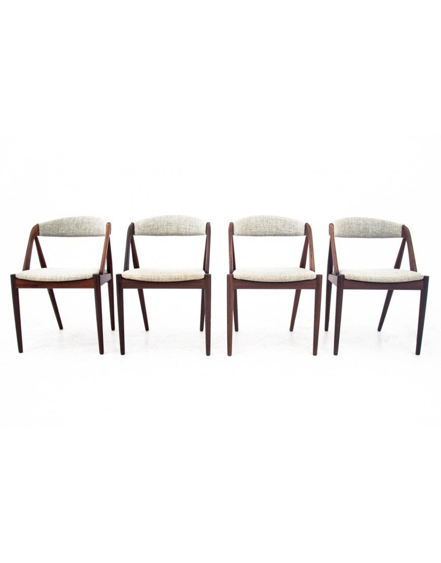 A Set Of Chairs By Kai Kristiansen From The 1960s, Denmark, Model 31.