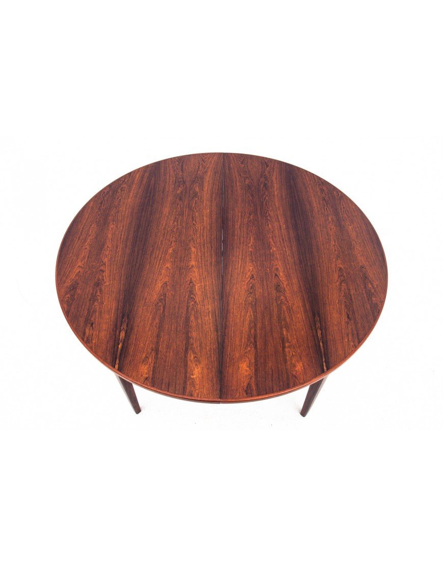 Rosewood Dining Table, Denmark, 1960s. After Restoration.-photo-4