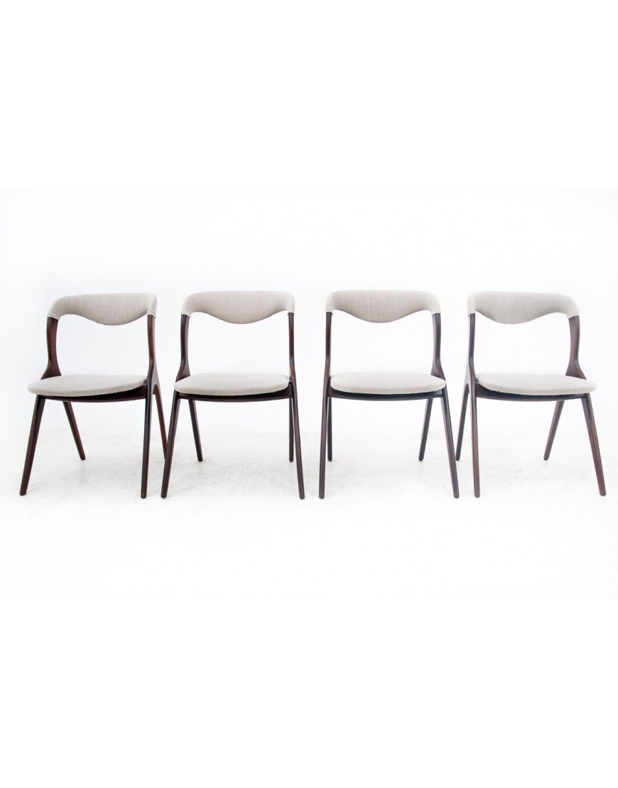 A Set Of Chairs, Denmark, 1960s. After Renovation.