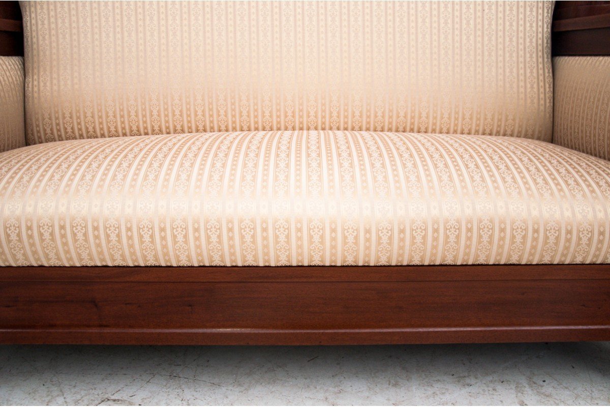 Antique Beige Sofa, Northern Europe, Circa 1900.-photo-5