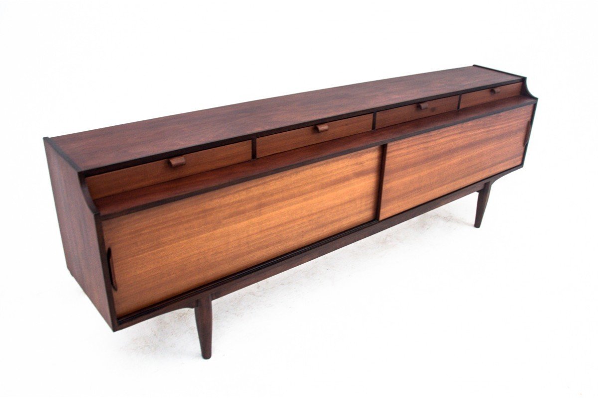 Vintage Modern Teak Sideboard, Denmark, 1960s-photo-3