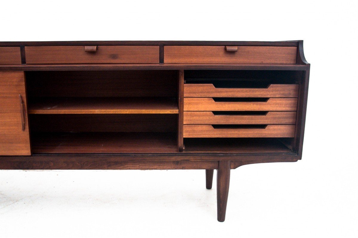 Vintage Modern Teak Sideboard, Denmark, 1960s-photo-5