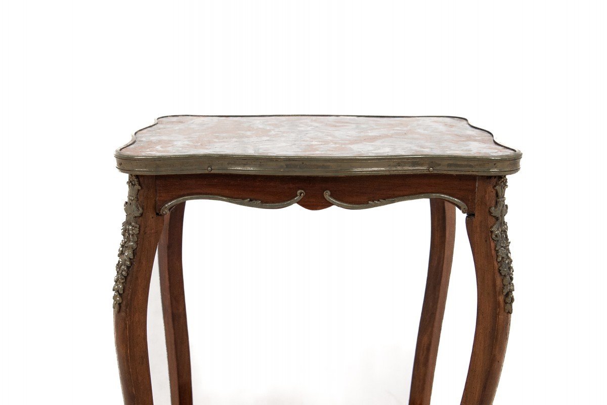 Antique Console With Marble Top, France-photo-2