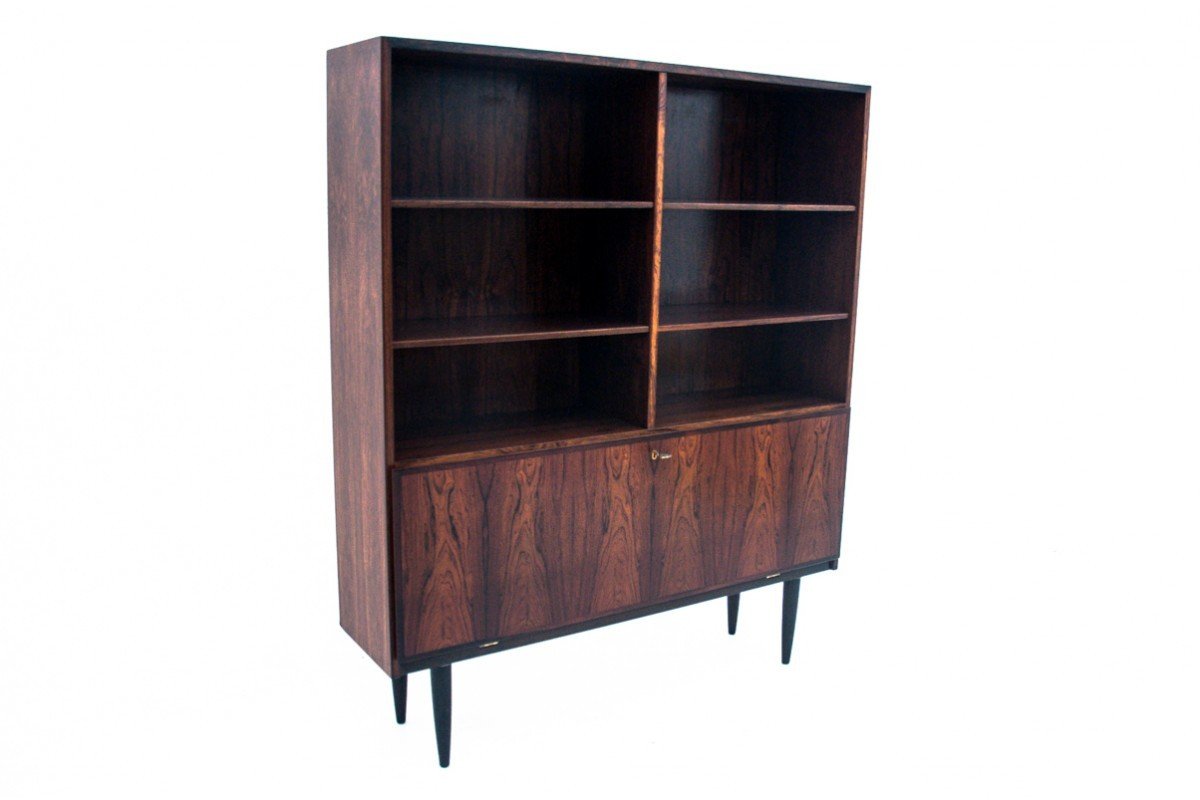 Rosewood Shelf Designed By Omann Jun, Denmark, 1960s. After Renovation.-photo-2