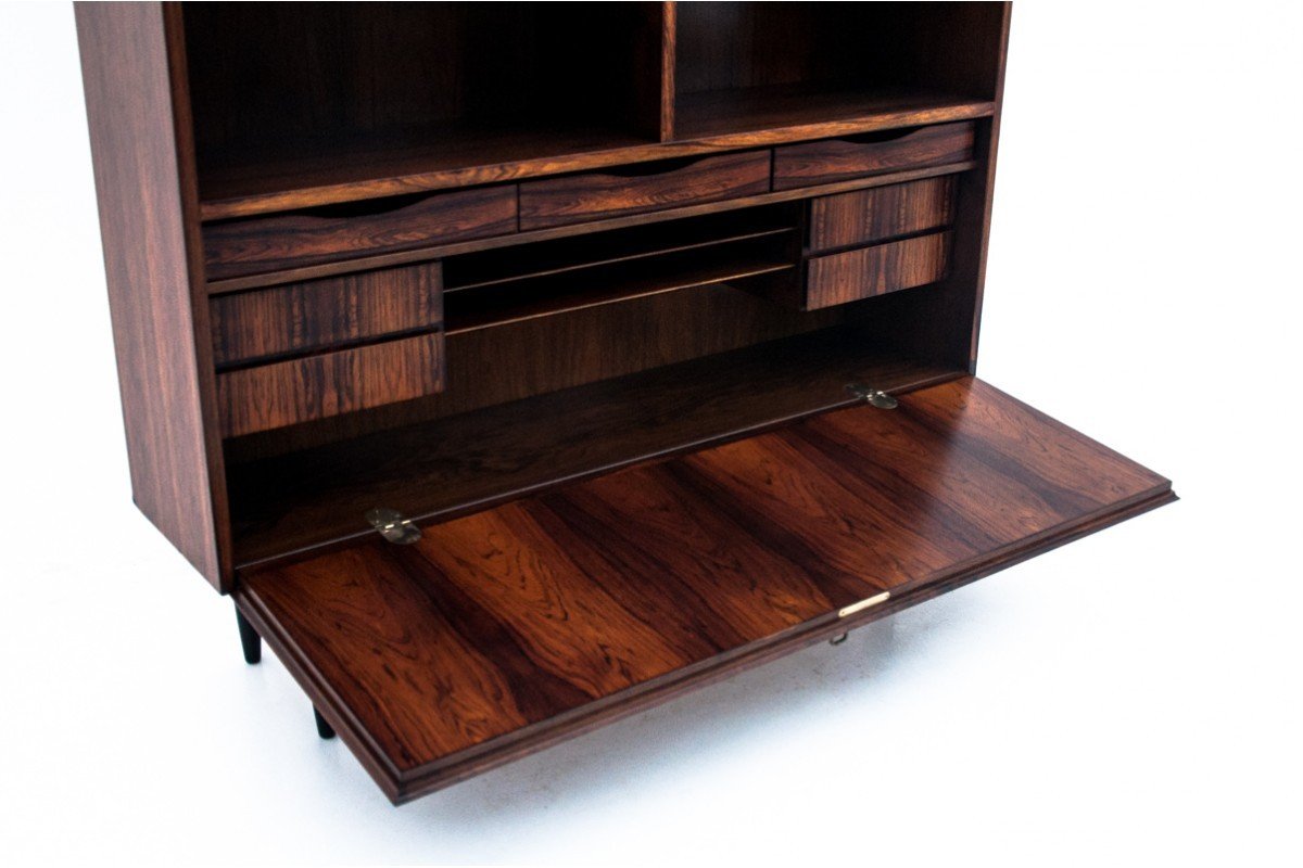 Rosewood Shelf Designed By Omann Jun, Denmark, 1960s. After Renovation.-photo-2