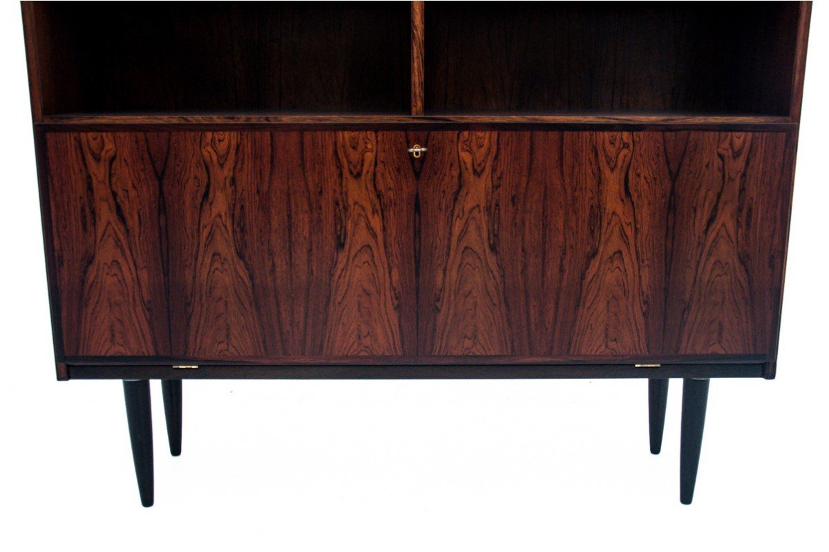 Rosewood Shelf Designed By Omann Jun, Denmark, 1960s. After Renovation.-photo-5