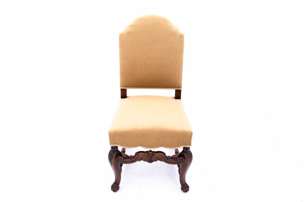 A Set Of Six Antique Chairs Dating From Around 1900, Western Europe. After Renovation-photo-4