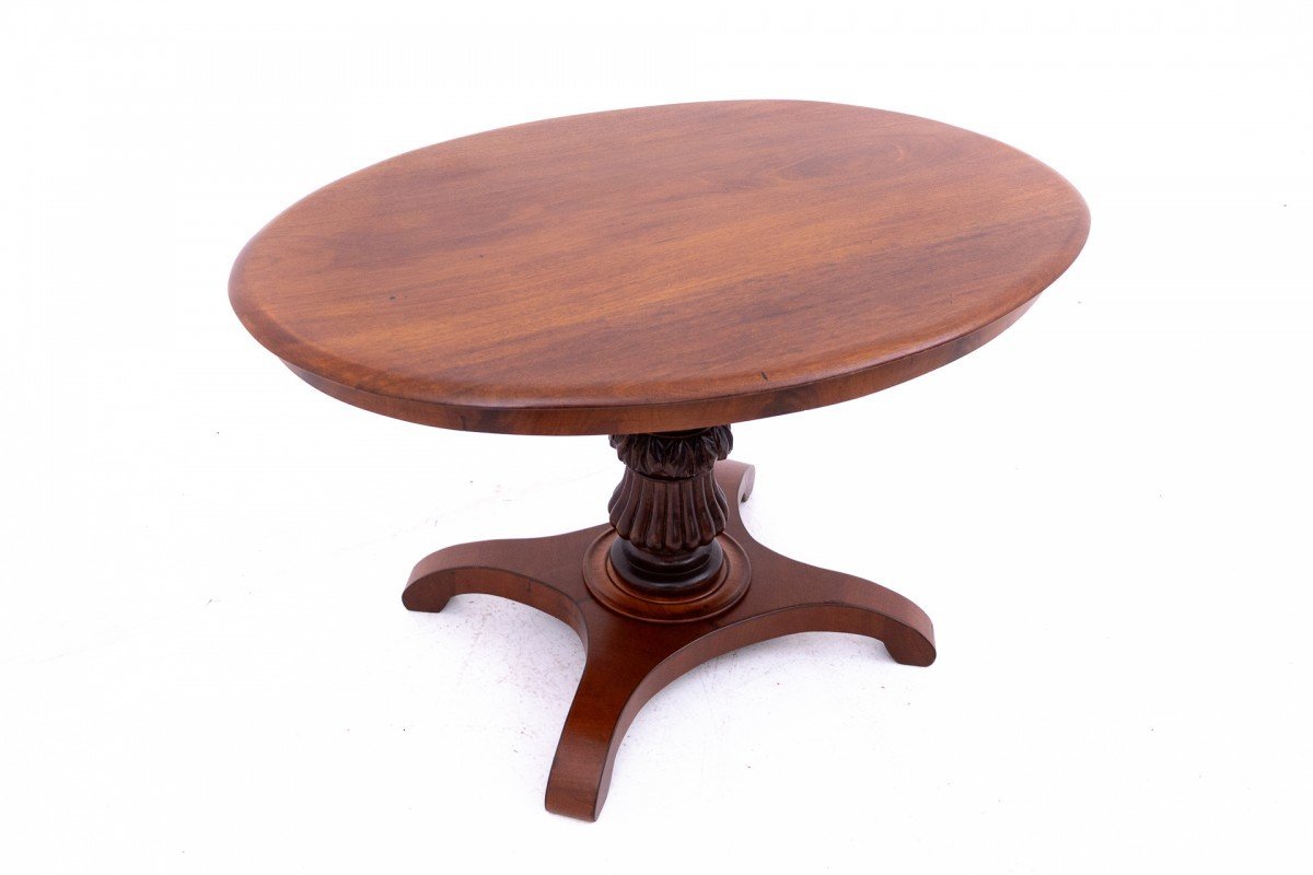 Biedermeier Table, Northern Europe, Circa 1860. After Renovation.-photo-3