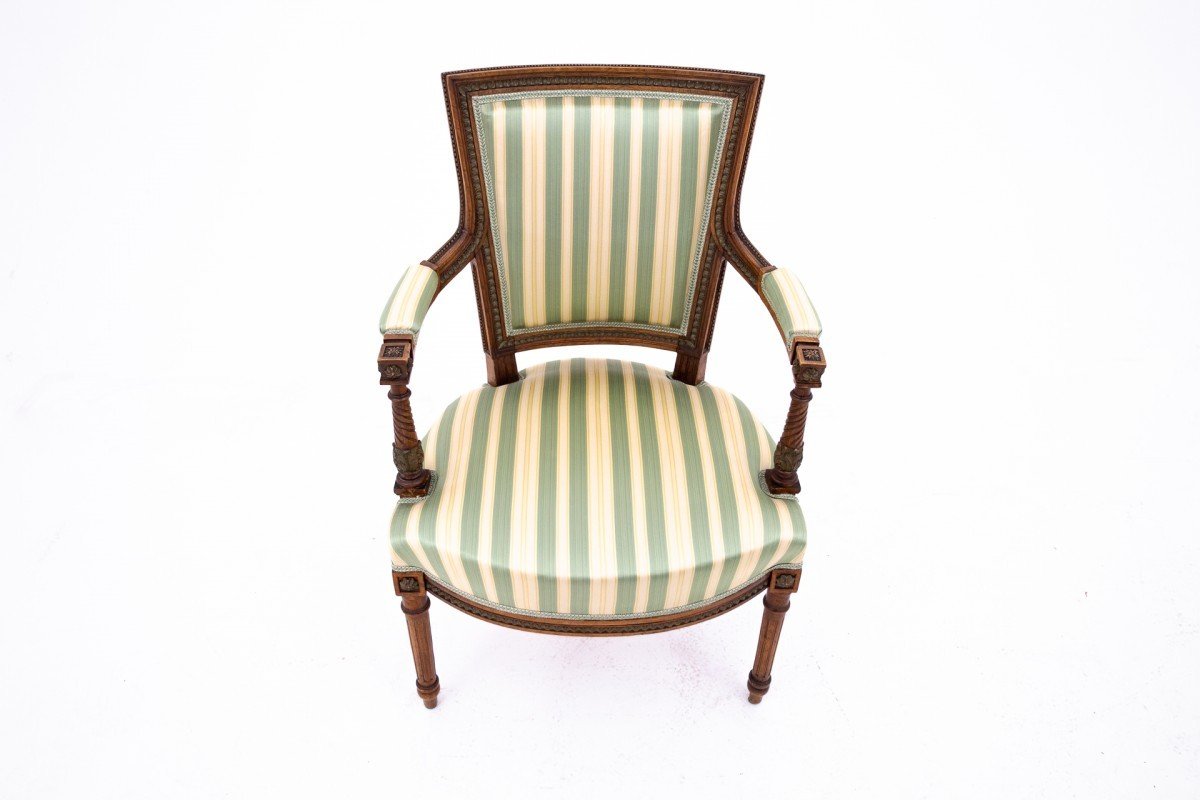 Une Paire De Fauteuils, Suède, Vers 1870.-photo-4