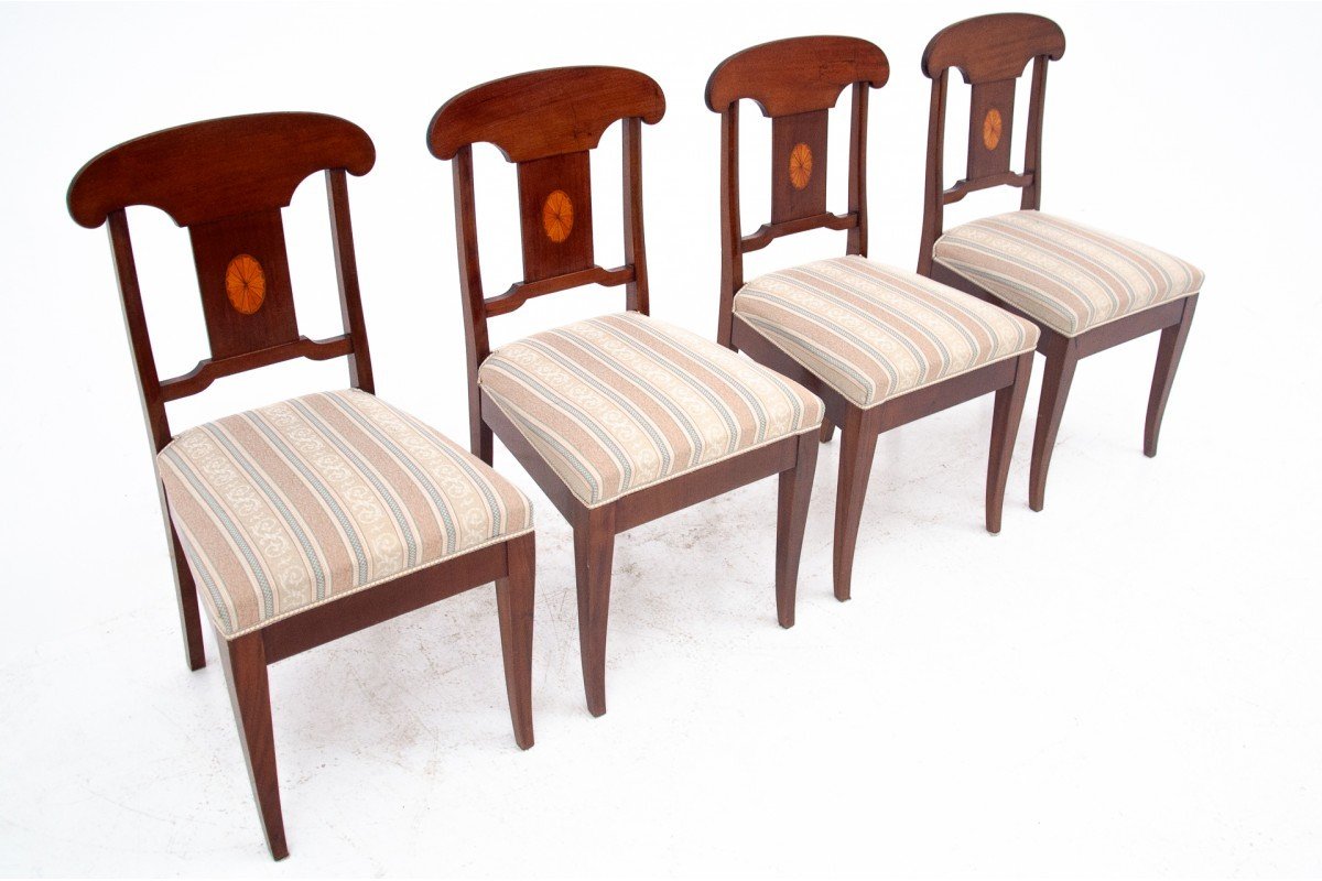 A Set Of Chairs From The Mid-19th Century, Northern Europe.-photo-3