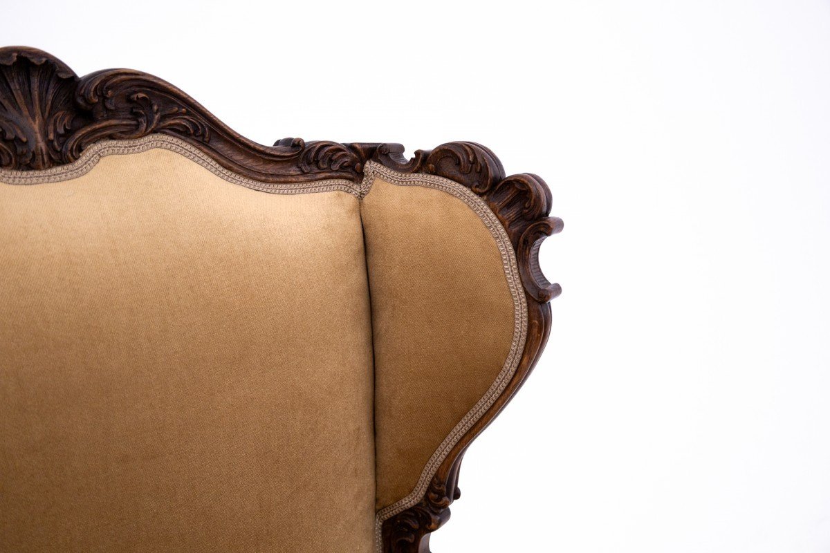 An Armchair From The End Of The 19th Century, France. After Renovation.-photo-1