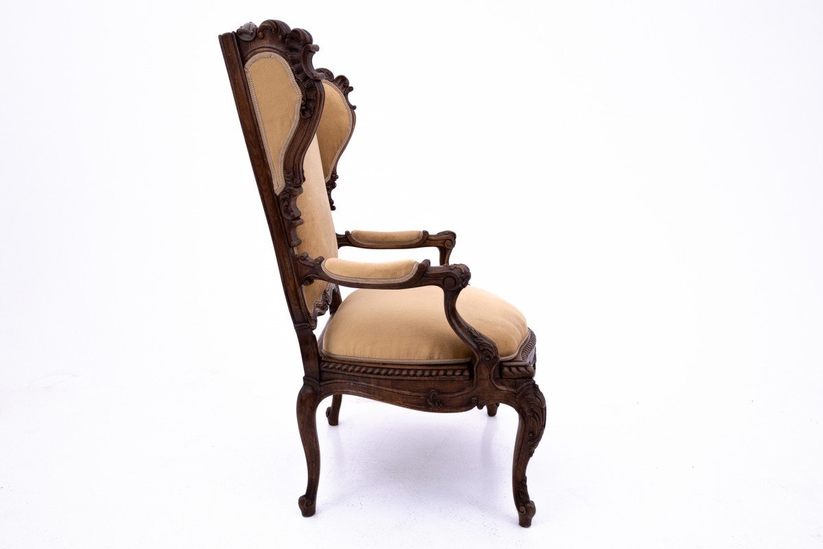 An Armchair From The End Of The 19th Century, France. After Renovation.-photo-6