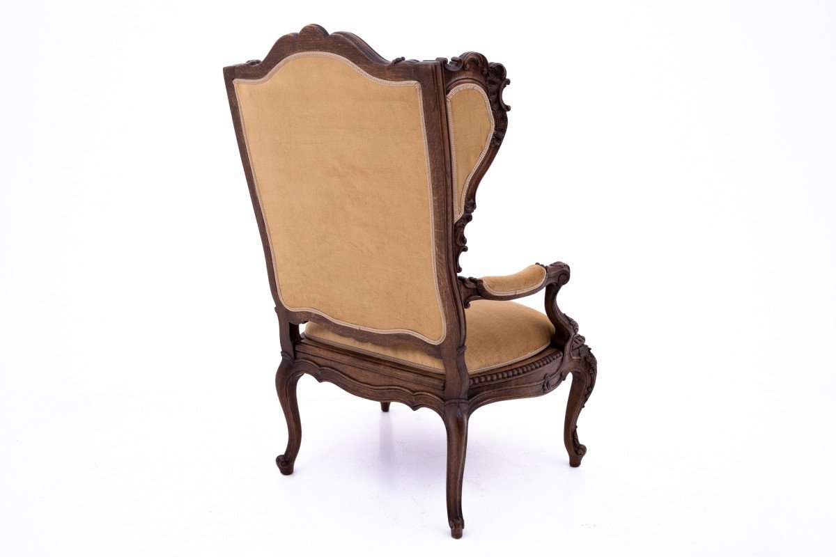 An Armchair From The End Of The 19th Century, France. After Renovation.-photo-7