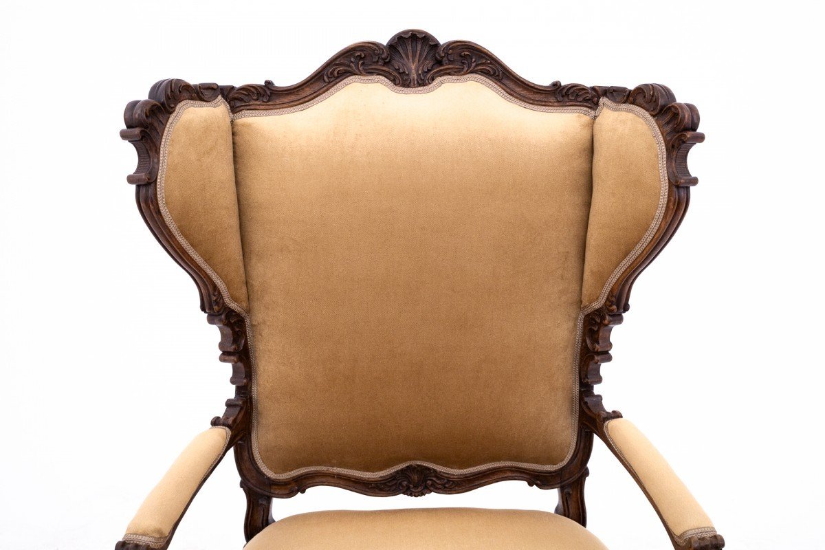 An Armchair From The End Of The 19th Century, France. After Renovation.-photo-8