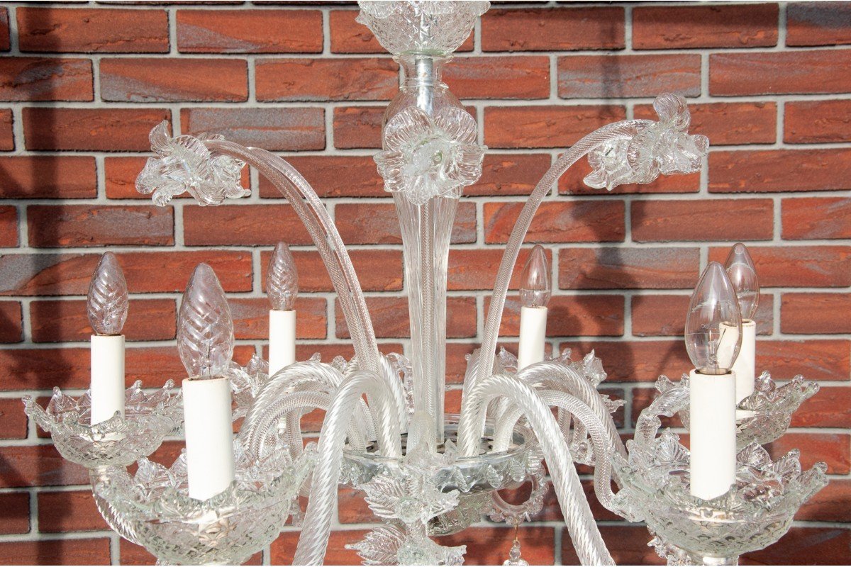 Italian Murano Chandelier.-photo-2