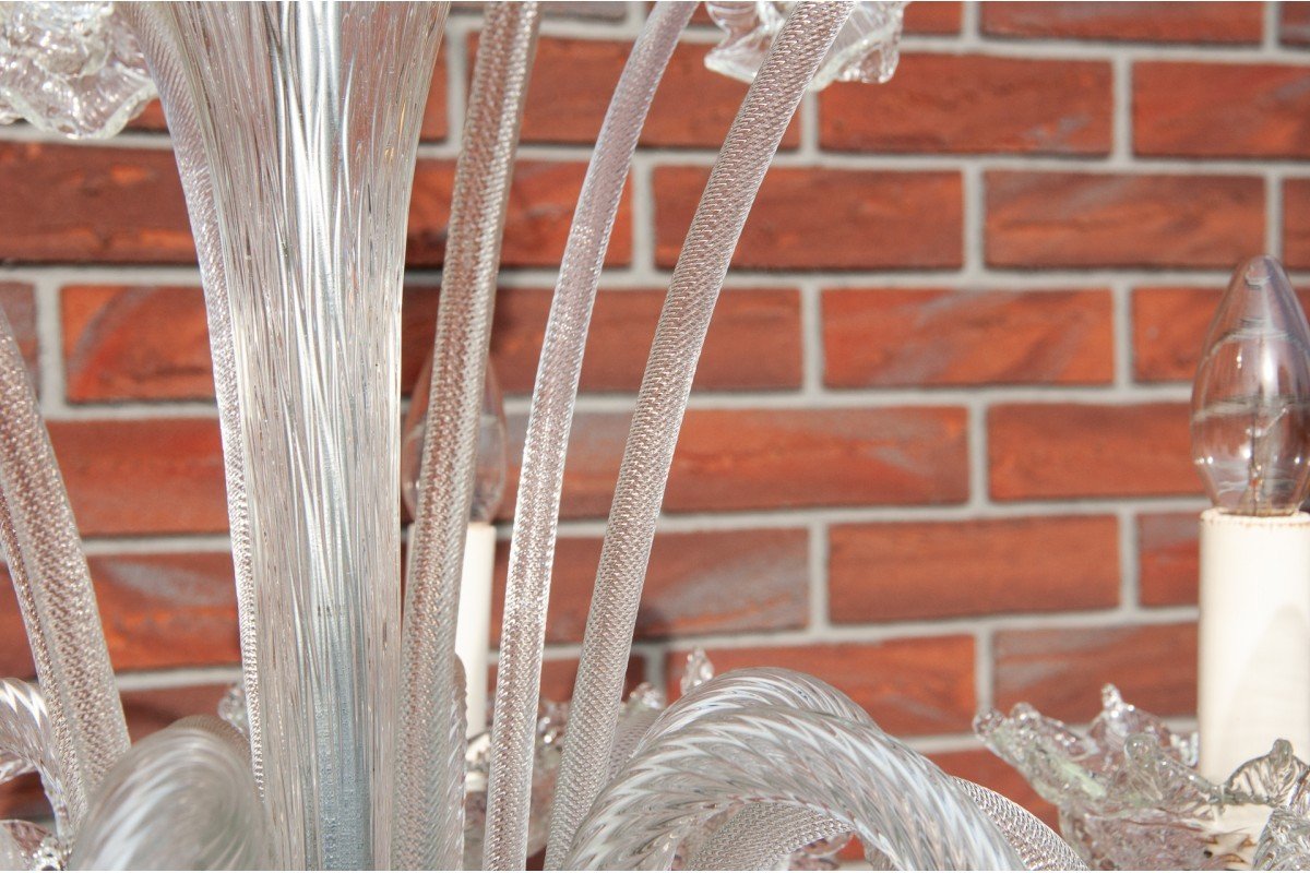 Italian Murano Chandelier.-photo-5