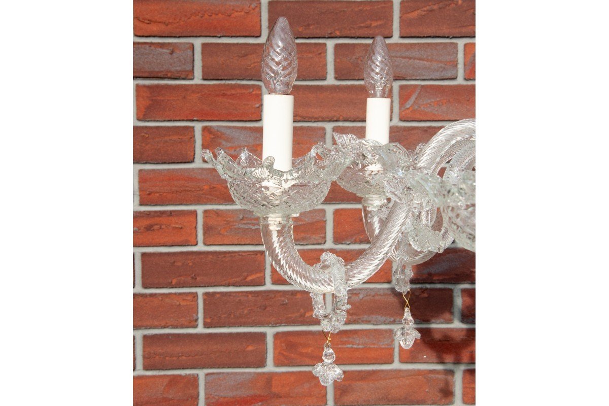 Italian Murano Chandelier.-photo-7