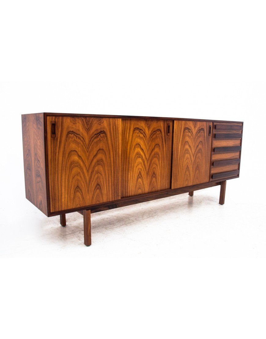 Rosewood Sideboard, Denmark, 1960s After Renovation.-photo-4