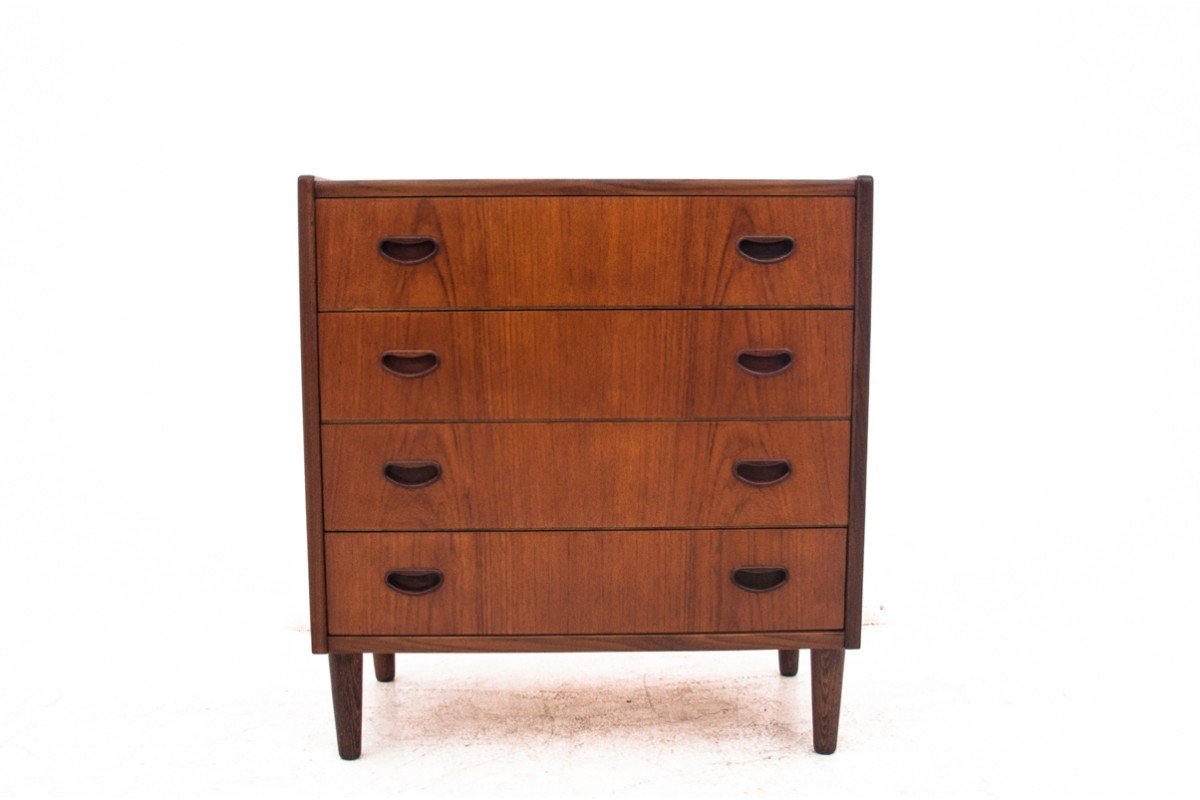 Teak Chest Of Drawers, Denmark, 1960s-photo-3