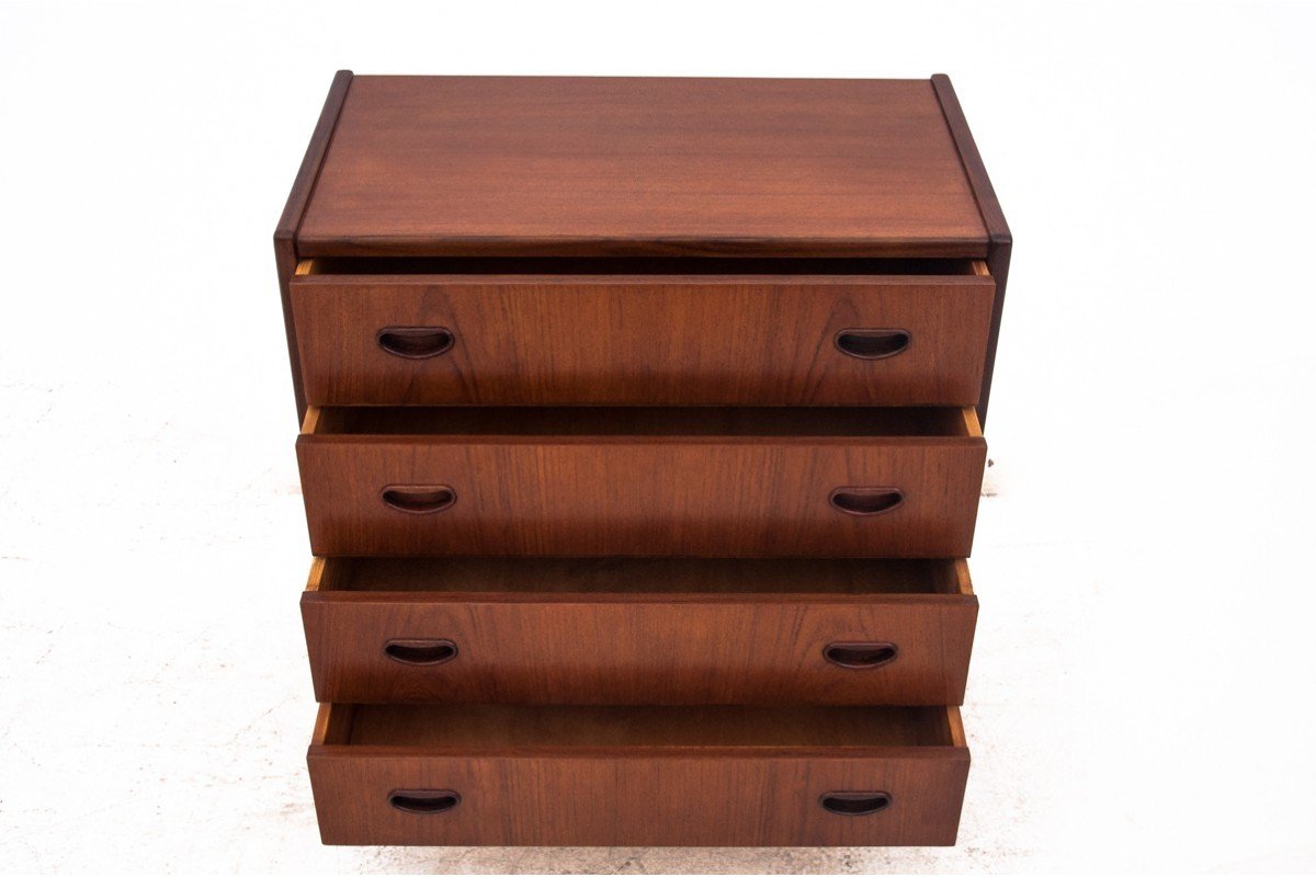 Teak Chest Of Drawers, Denmark, 1960s-photo-3