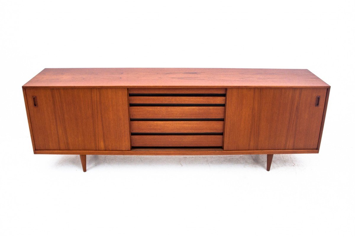 Teak Sideboard, Denmark, 1960s After Restoration-photo-2