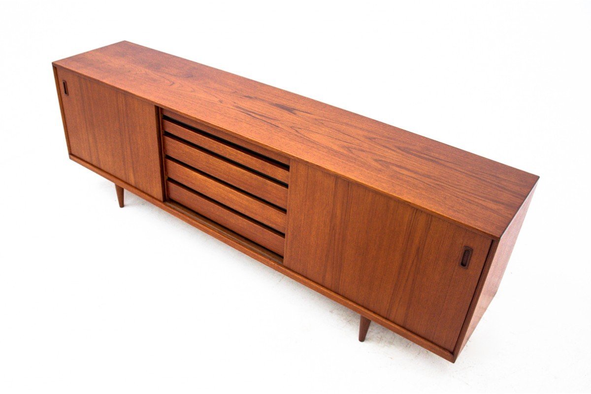 Teak Sideboard, Denmark, 1960s After Restoration-photo-4