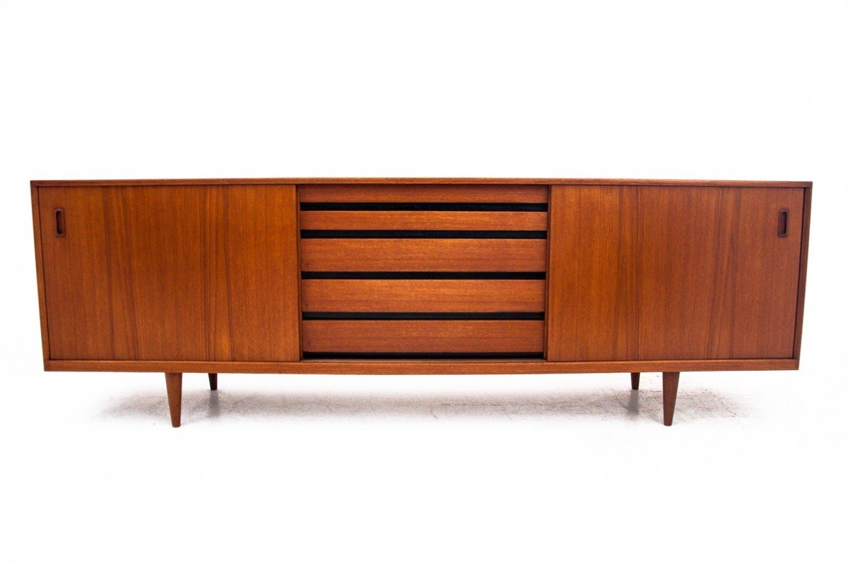 Teak Sideboard, Denmark, 1960s After Restoration