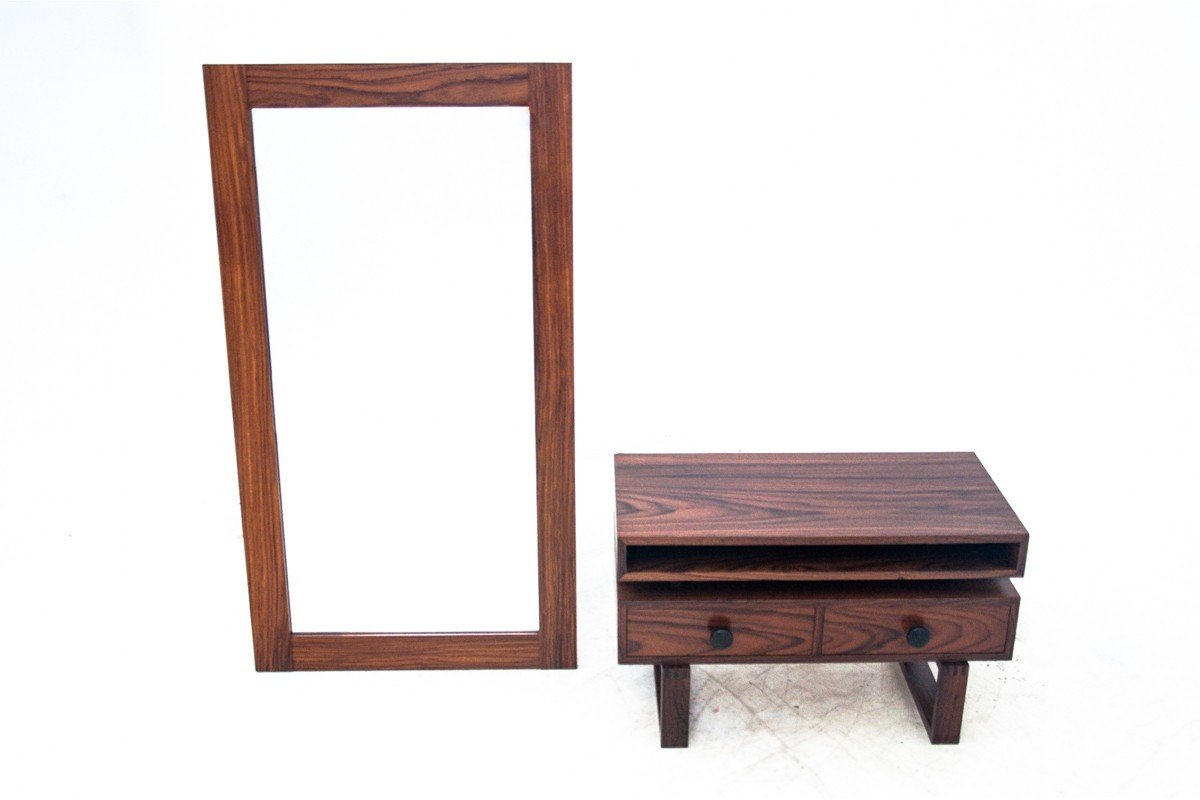 Dresser With Mirror, Danish Design, 1960s