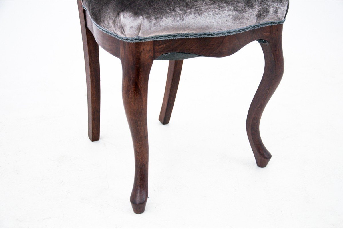 Antique Table With Chairs, Northern Europe, Circa 1870. After Renovation.-photo-2