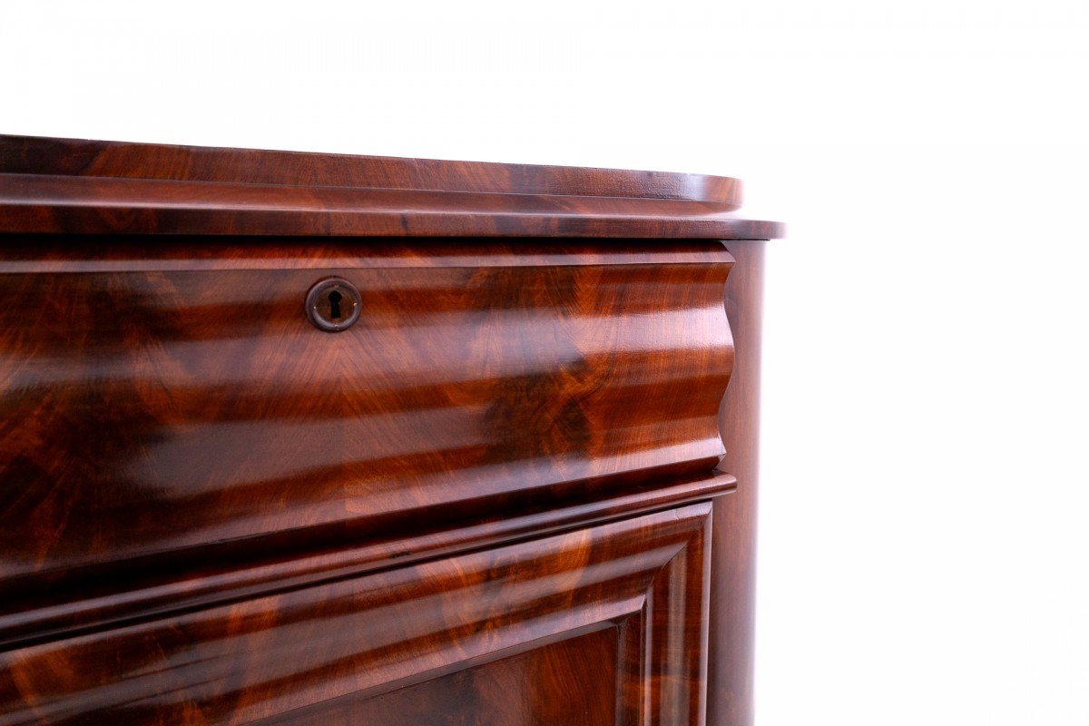 Antique Corner Chest Of Drawers, Northern Europe, Circa 1880. After Renovation.-photo-1