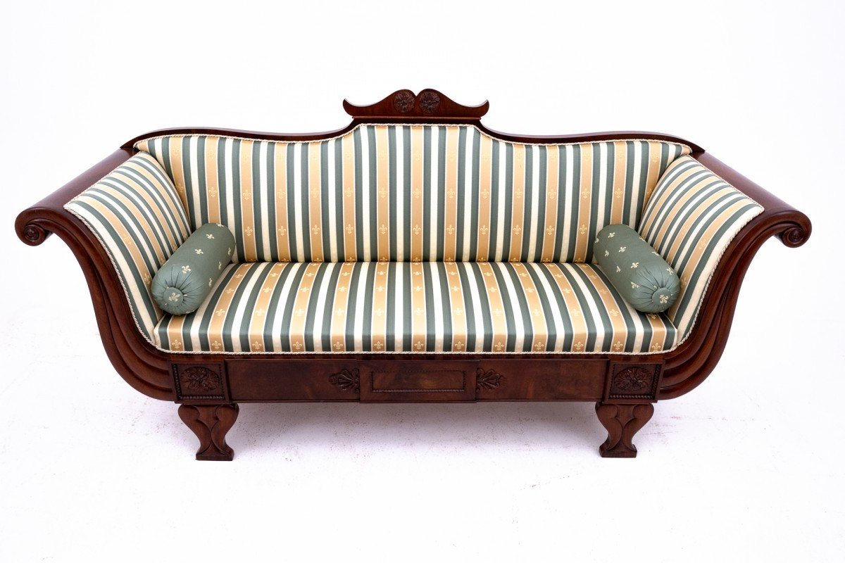 Biedermeier Sofa, Northern Europe, Circa 1860. After Renovation