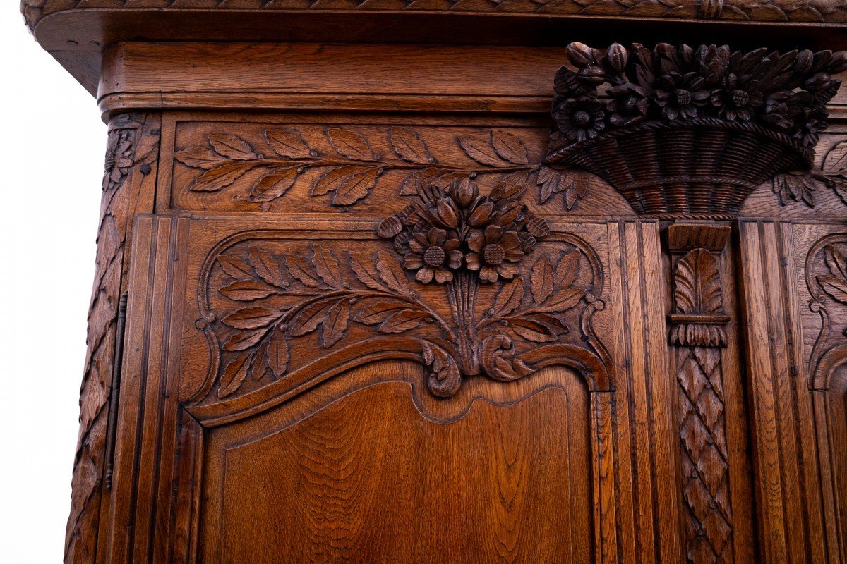 Armoire Ancienne, France, Vers 1880.-photo-4