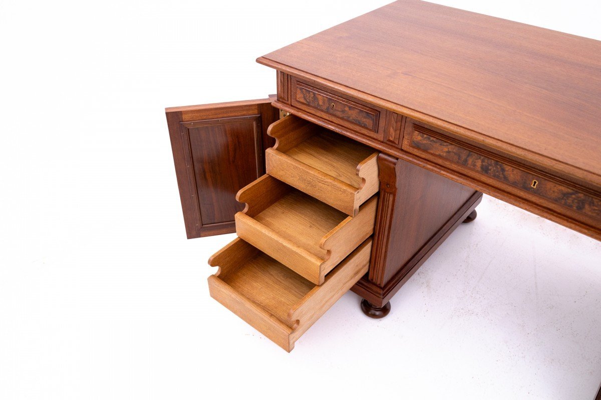 Old Desk, Northern Europe, Late 19th Century. After Renovation.-photo-4