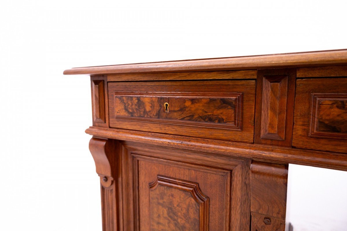 Old Desk, Northern Europe, Late 19th Century. After Renovation.-photo-6