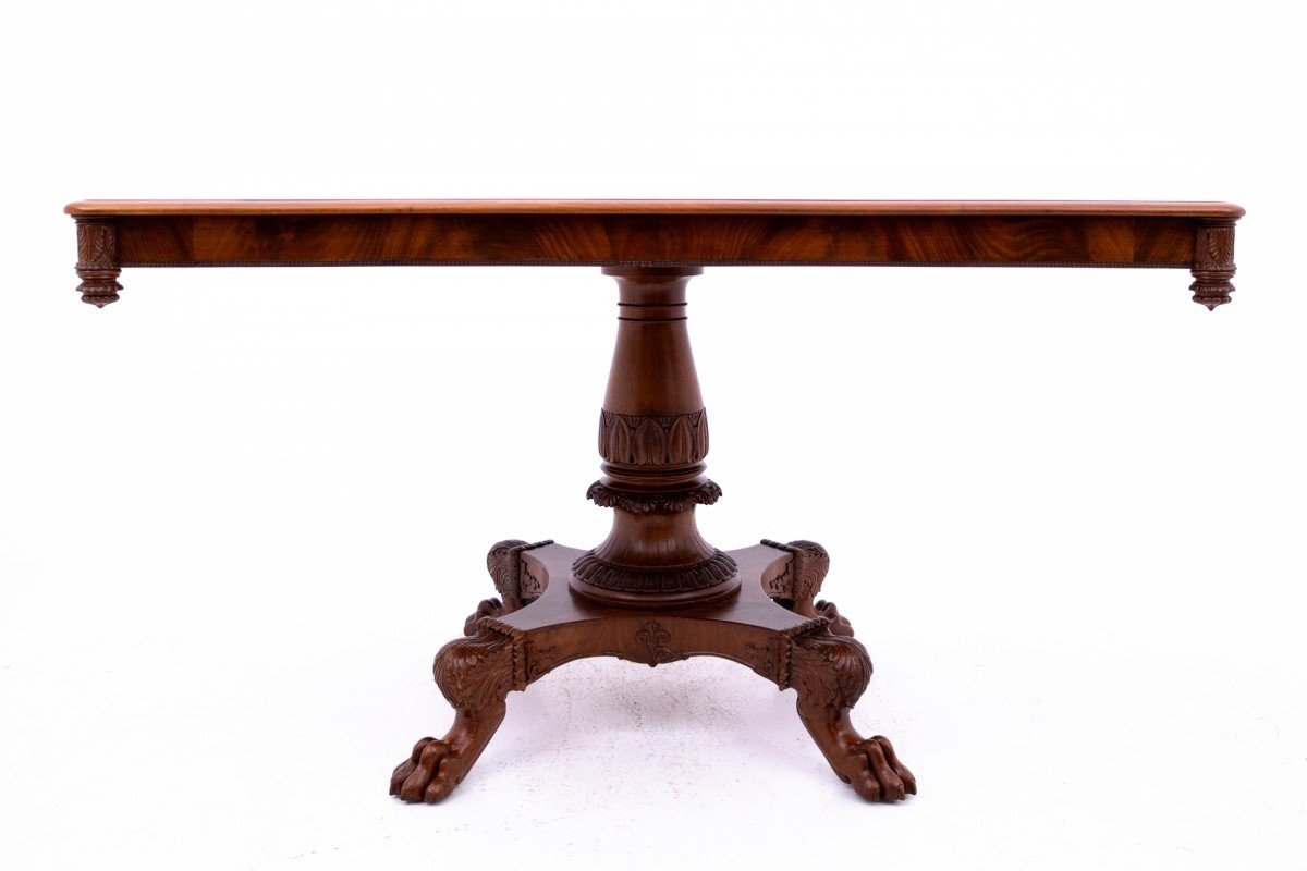 Table On Lion's Legs, Northern Europe, End Of The 19th Century.-photo-2