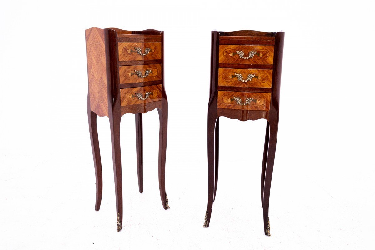 Bedside Tables, France, Around 1930.-photo-4