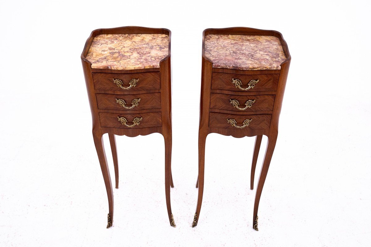 Bedside Tables, France, Around 1930.-photo-2